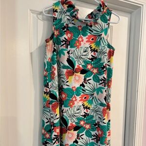 Crown & Ivy Ruffle neck dress